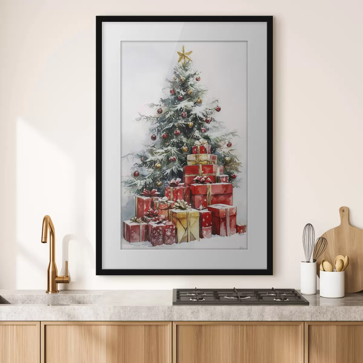 Poster Sotto l’albero di Natale f41953