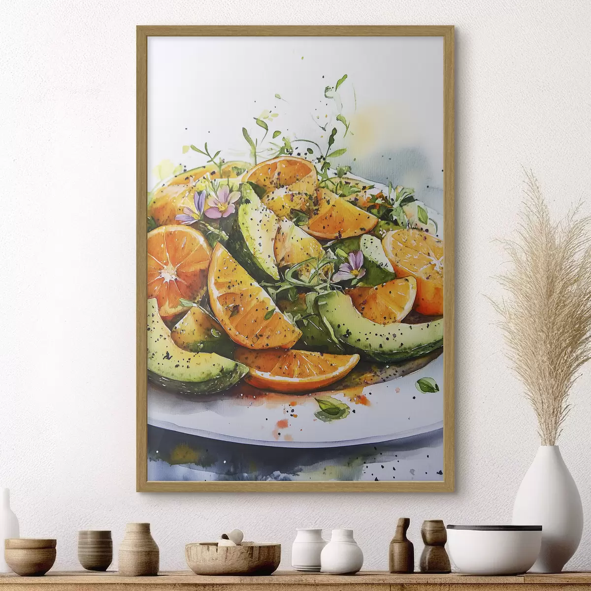 Poster Colori nel piatto f41957