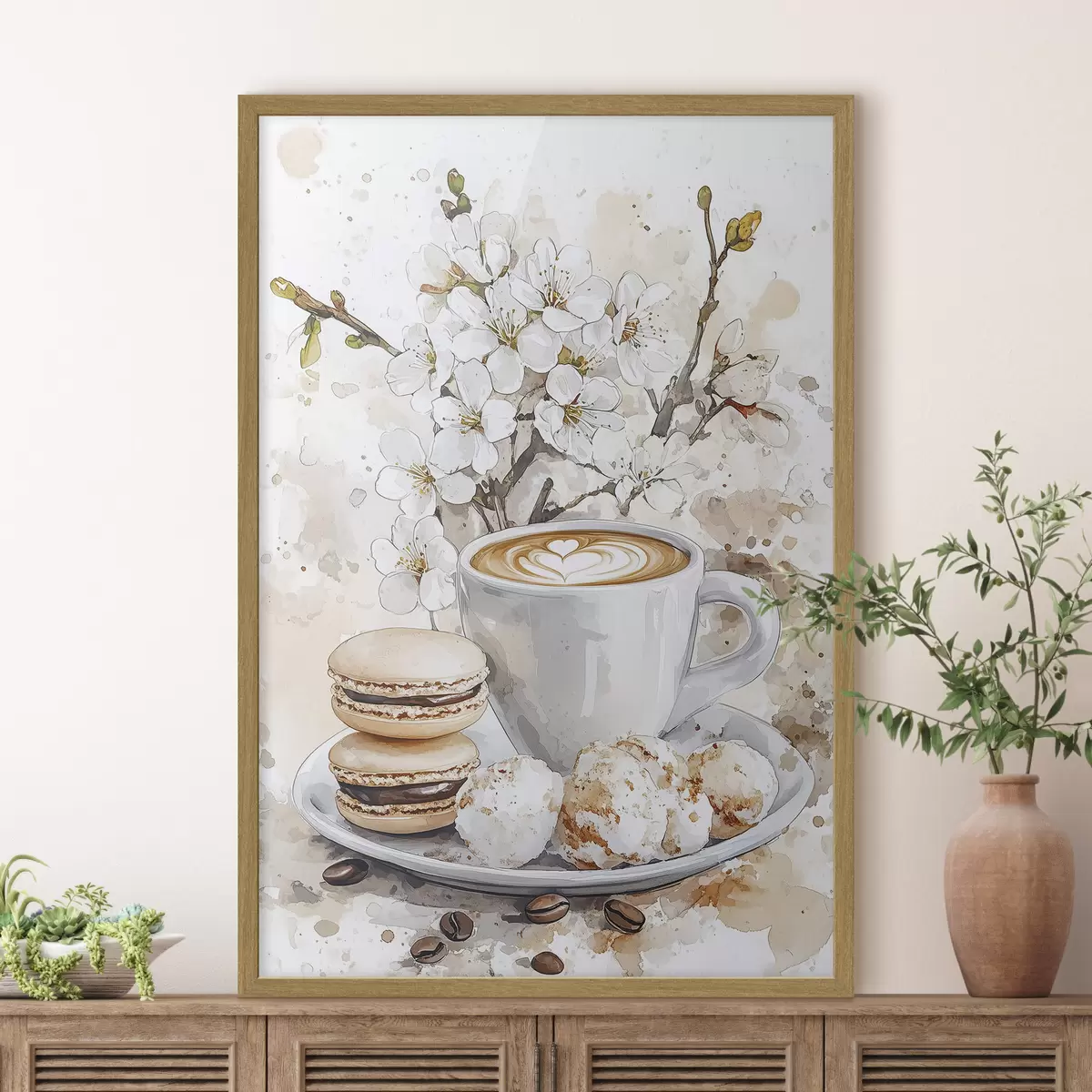 Poster Caffè e bagliore f41964