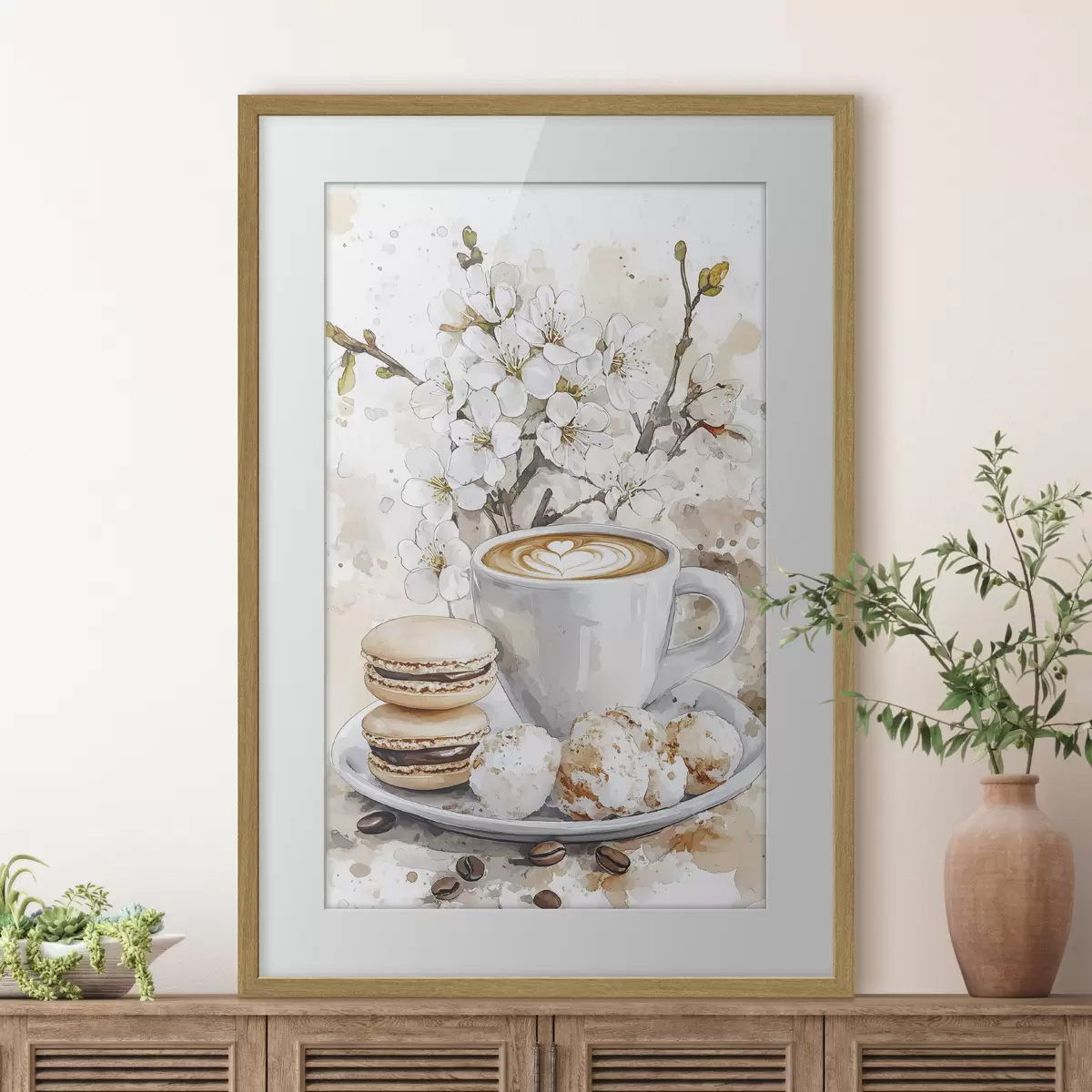 Poster Caffè e bagliore f41964