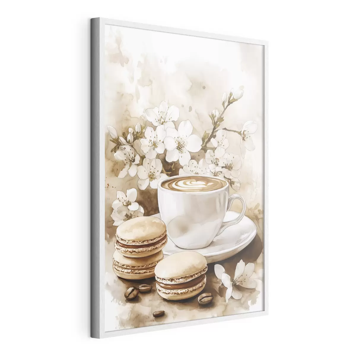 Poster Caffè e macarons f41965