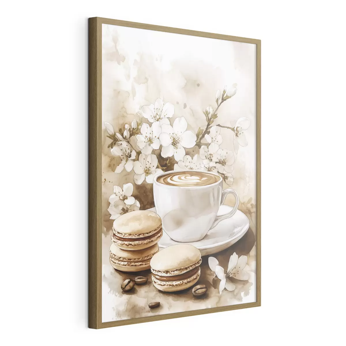Poster Caffè e macarons f41965
