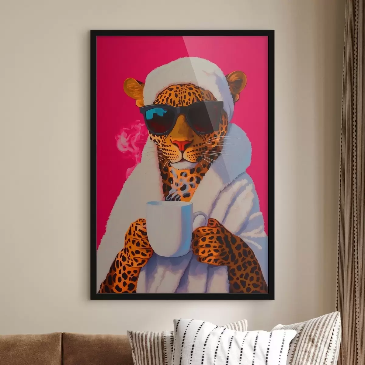 Poster Leopardo rilassante f41924