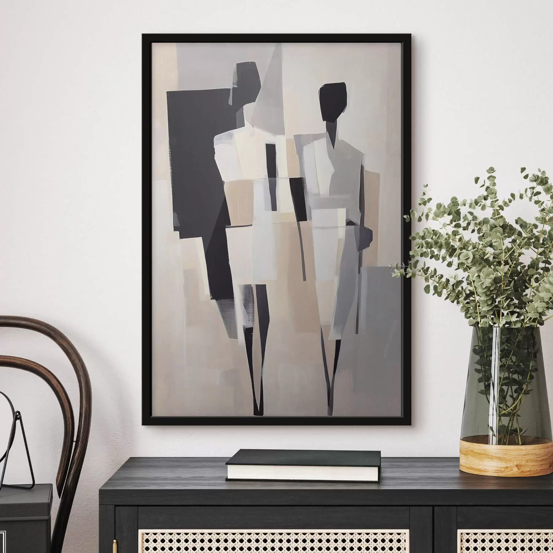 carta da parati Silhouette astratte nr. f41844