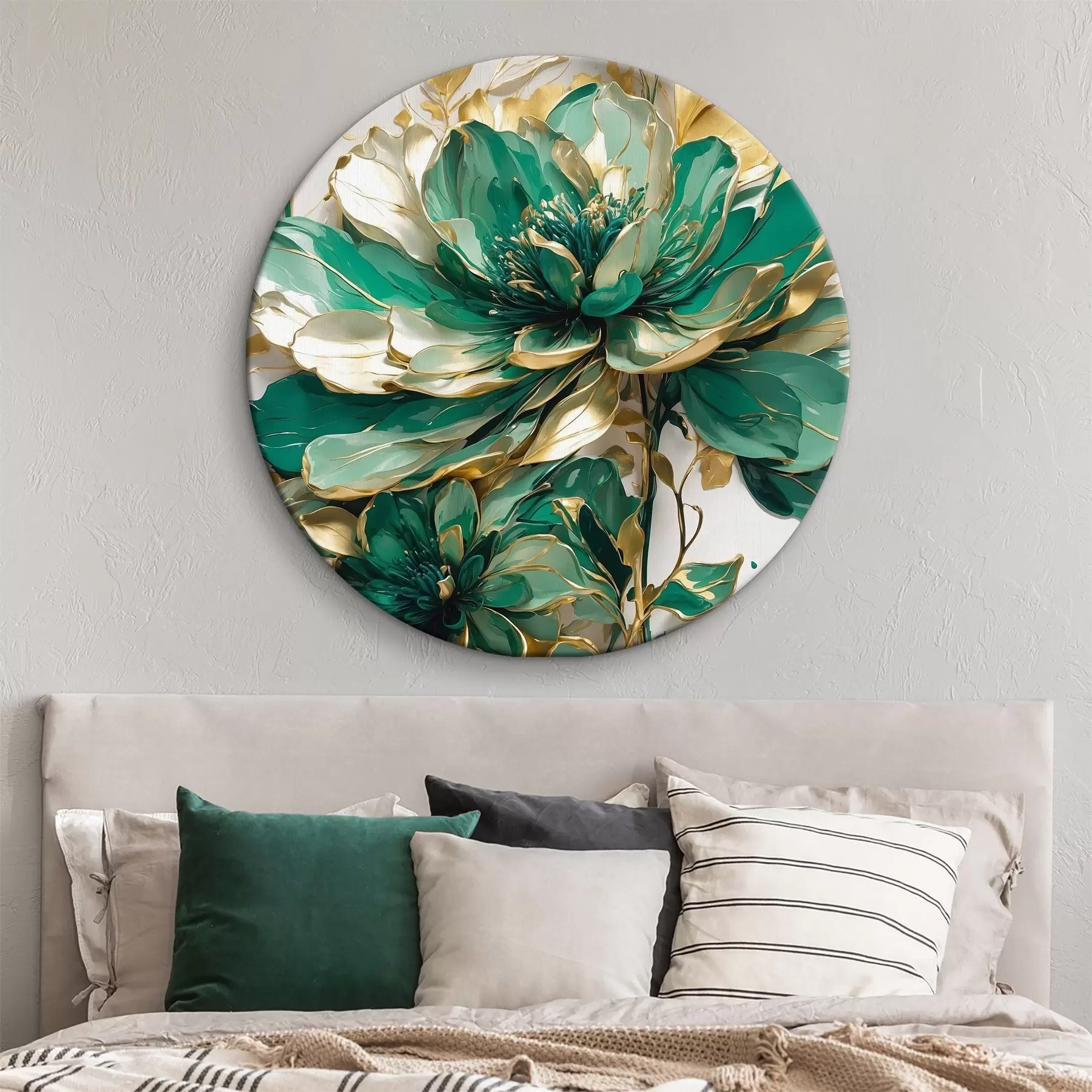 carta da parati Un bel fiore verde nr. r37566