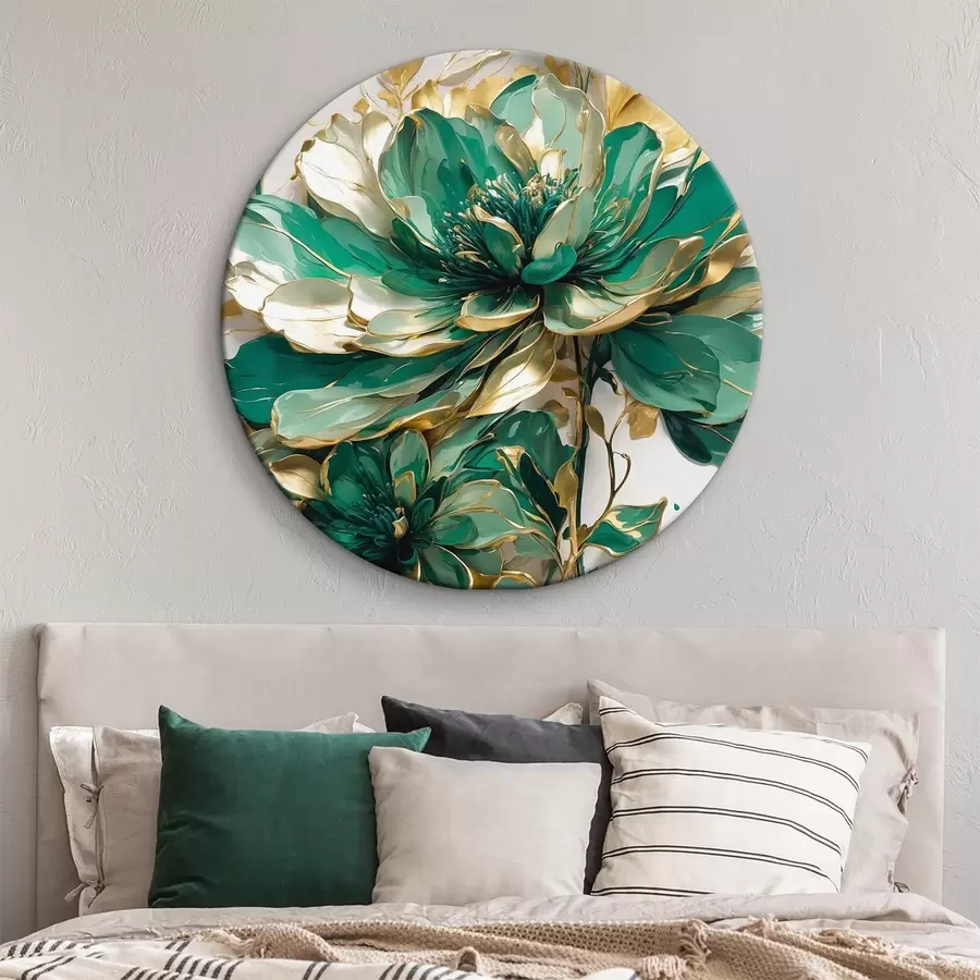 carta da parati Un bel fiore verde nr. r37566