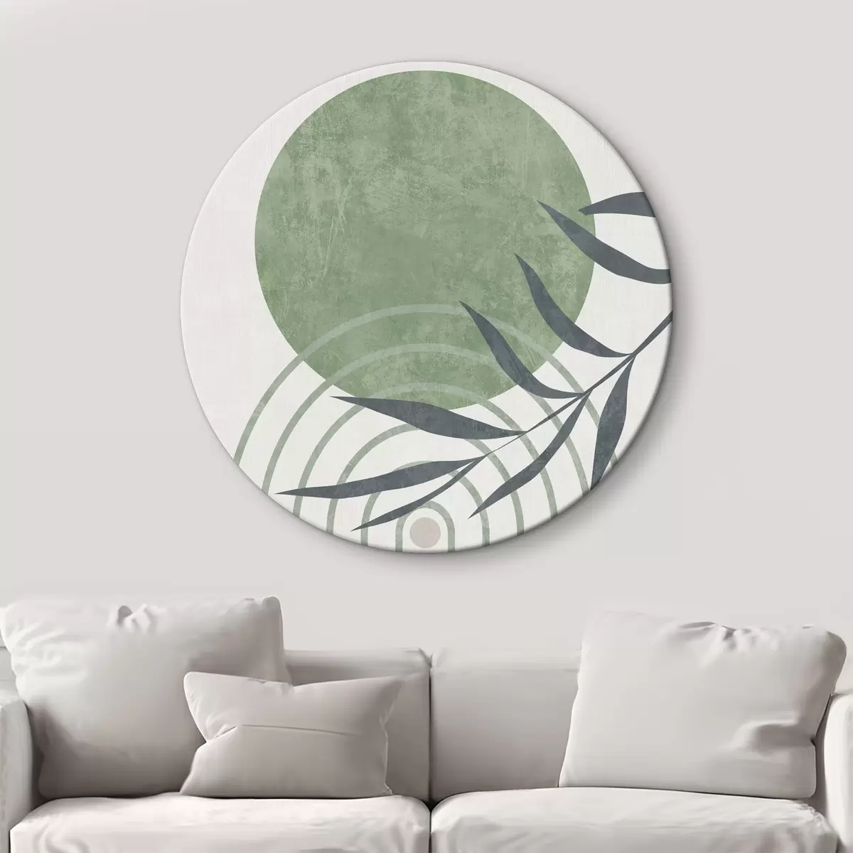 Quadri rotondi La geometria astratta di archi, linee e cerchi è una tendenza moderna. r36421