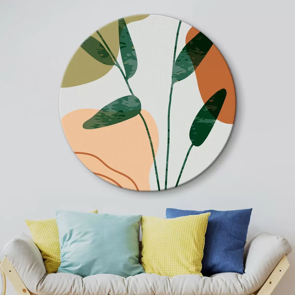 Quadri rotondi Composizione astratta r36712