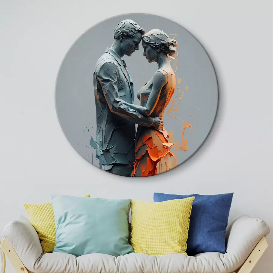 carta da parati Coppia astratta nella danza nr. r38851