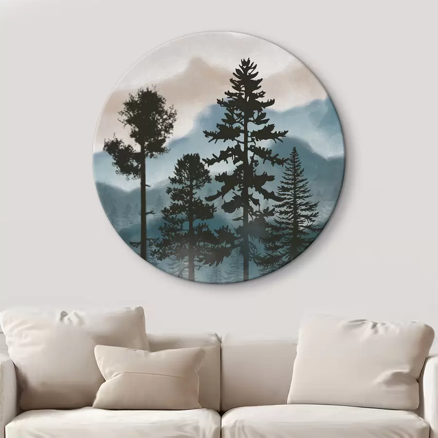 carta da parati Paesaggio montano astratto nr. r36605