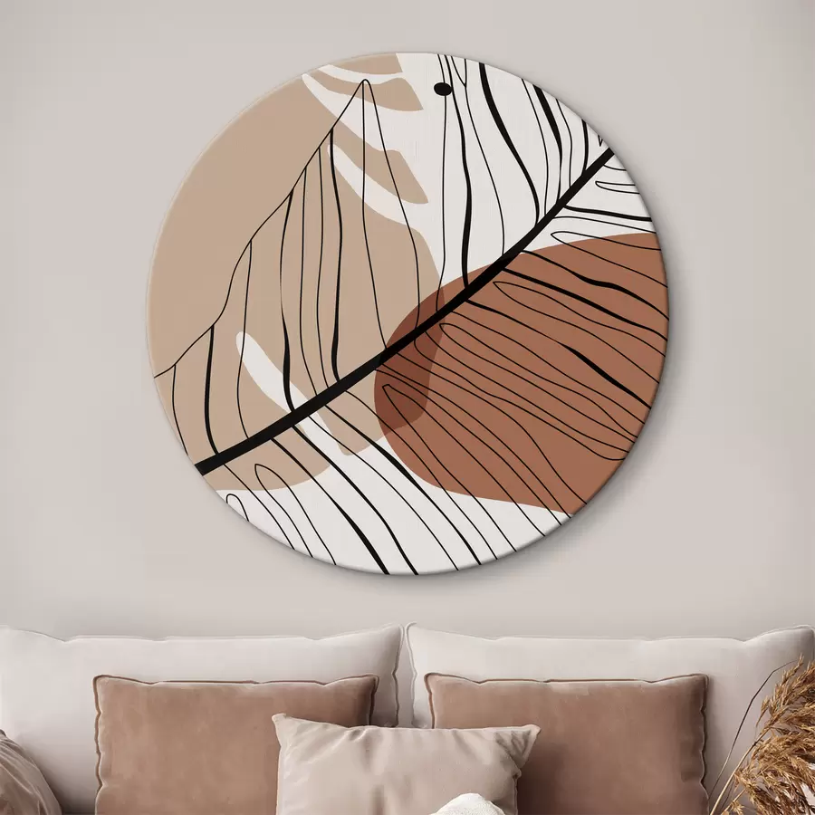 carta da parati Piante astratte nr. r37029