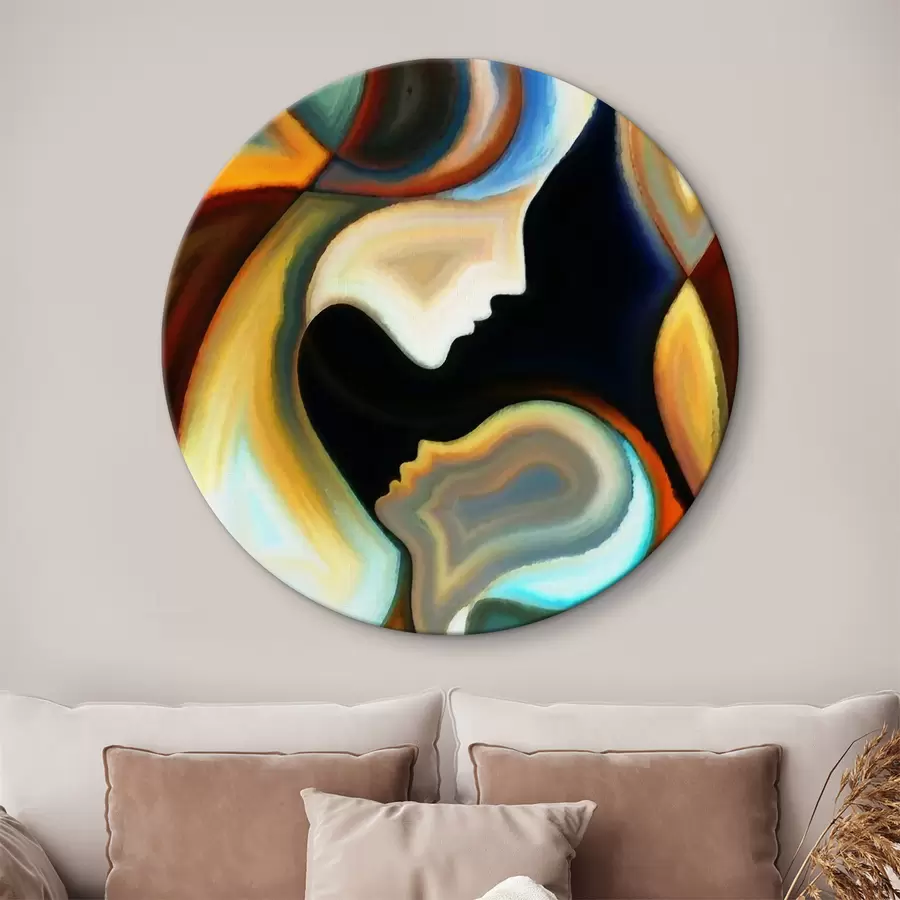 carta da parati Astrazione - madre e figlio nr. r00034