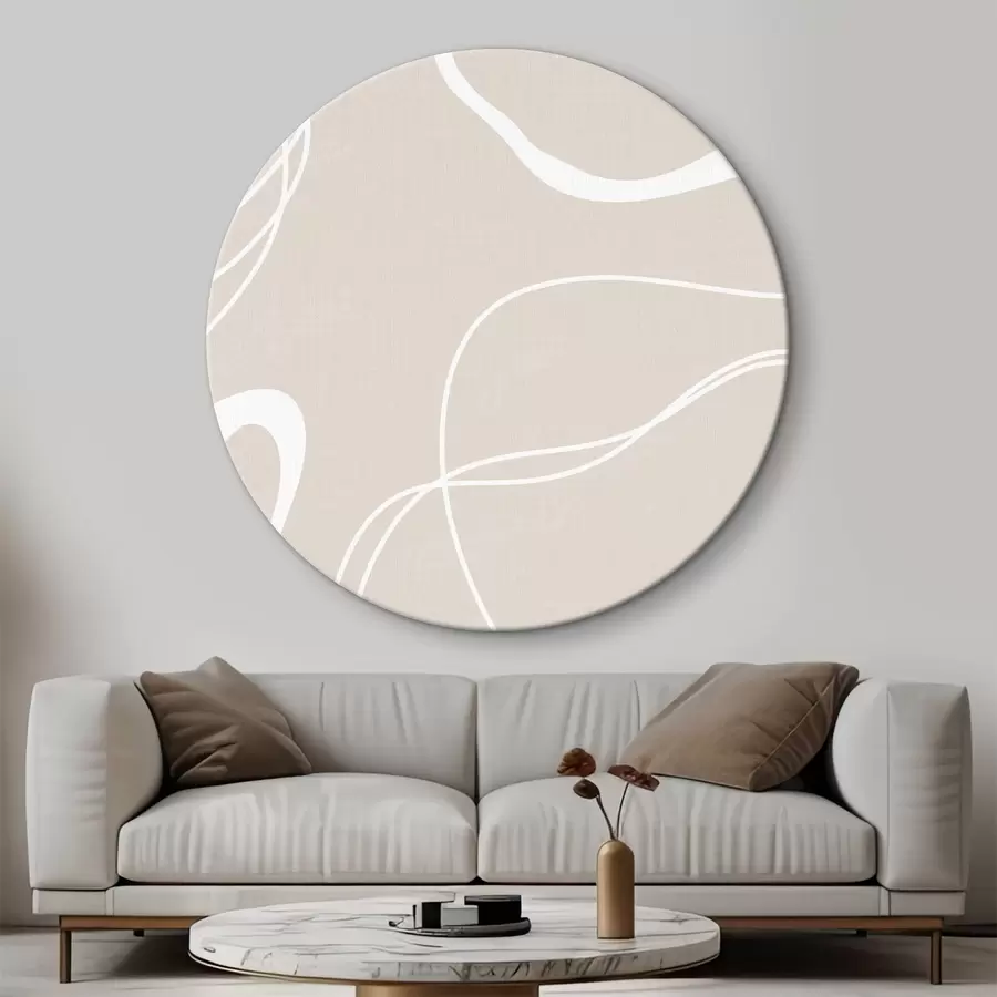 carta da parati Astrazione su sfondo beige nr. r36489