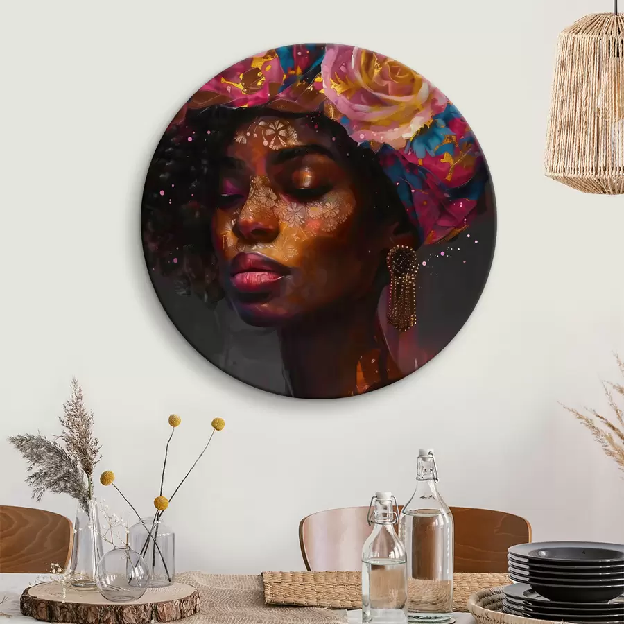 carta da parati Donna afro nr. r40182