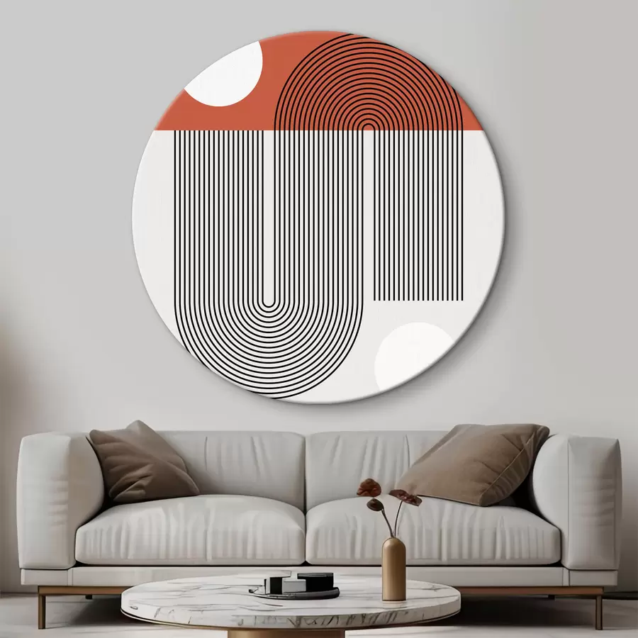 carta da parati Astrazione geometrica Bauhaus nr. r39273