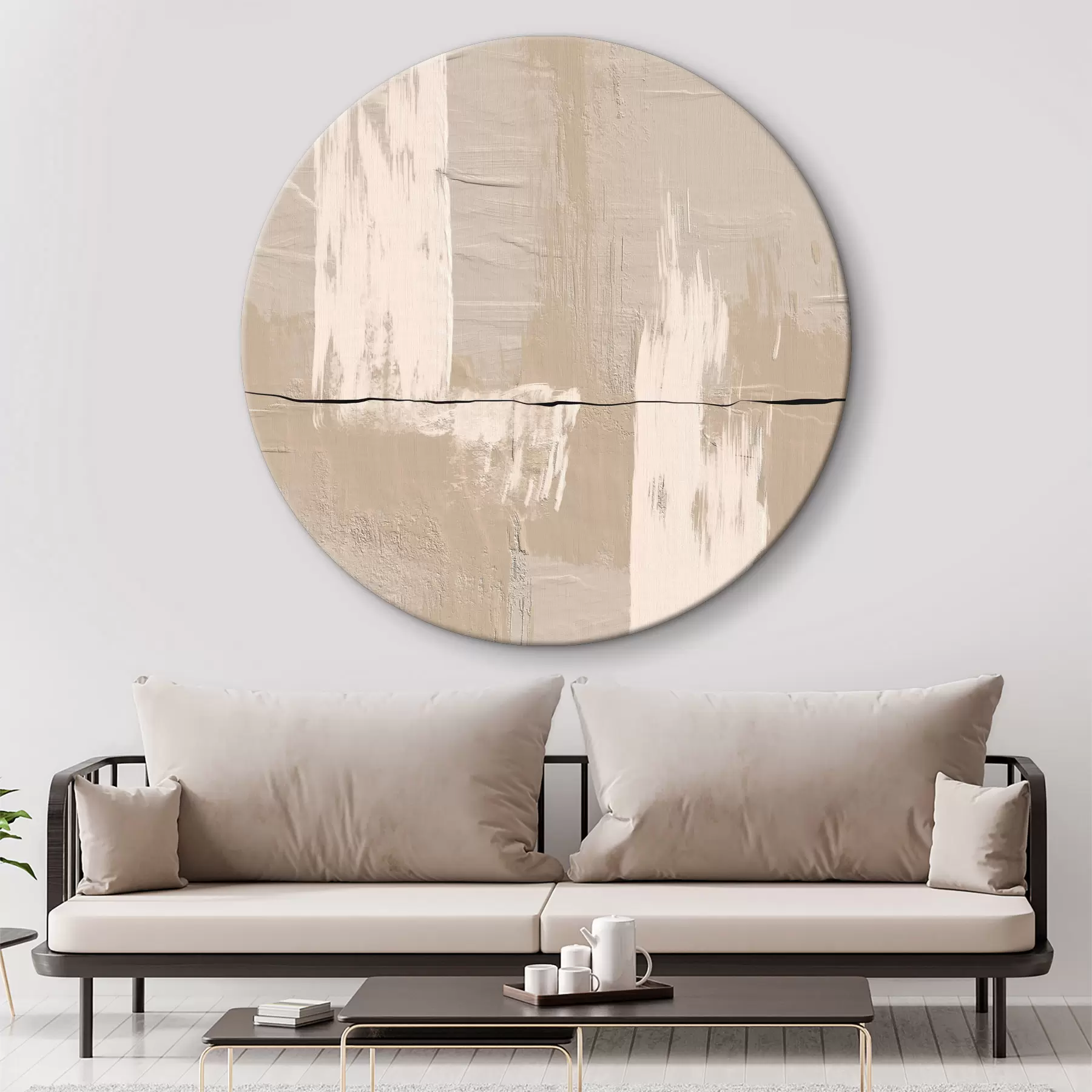 carta da parati Astrazione beige nr. r36304