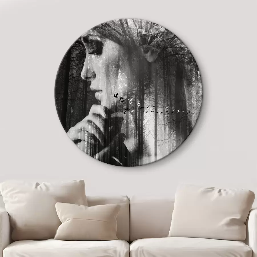 carta da parati Nero, ciglia e bianco e nero nr. r02754