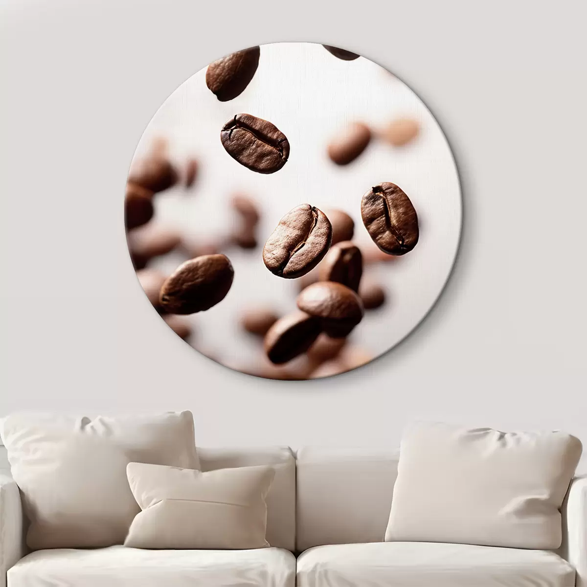 Quadri rotondi Chicchi di caffè r37171