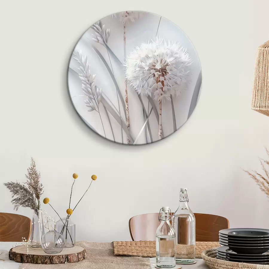 carta da parati Denti di leone su uno sfondo chiaro nr. r39787