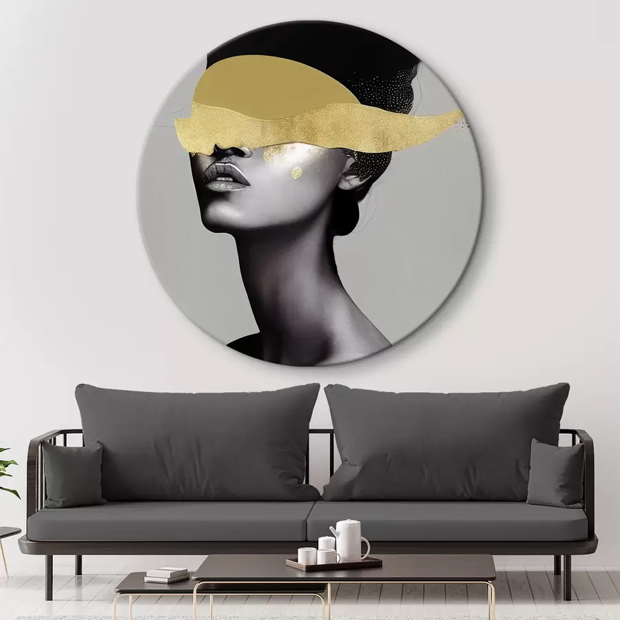 carta da parati Sopracciglia, cappello e mascella nr. r34862