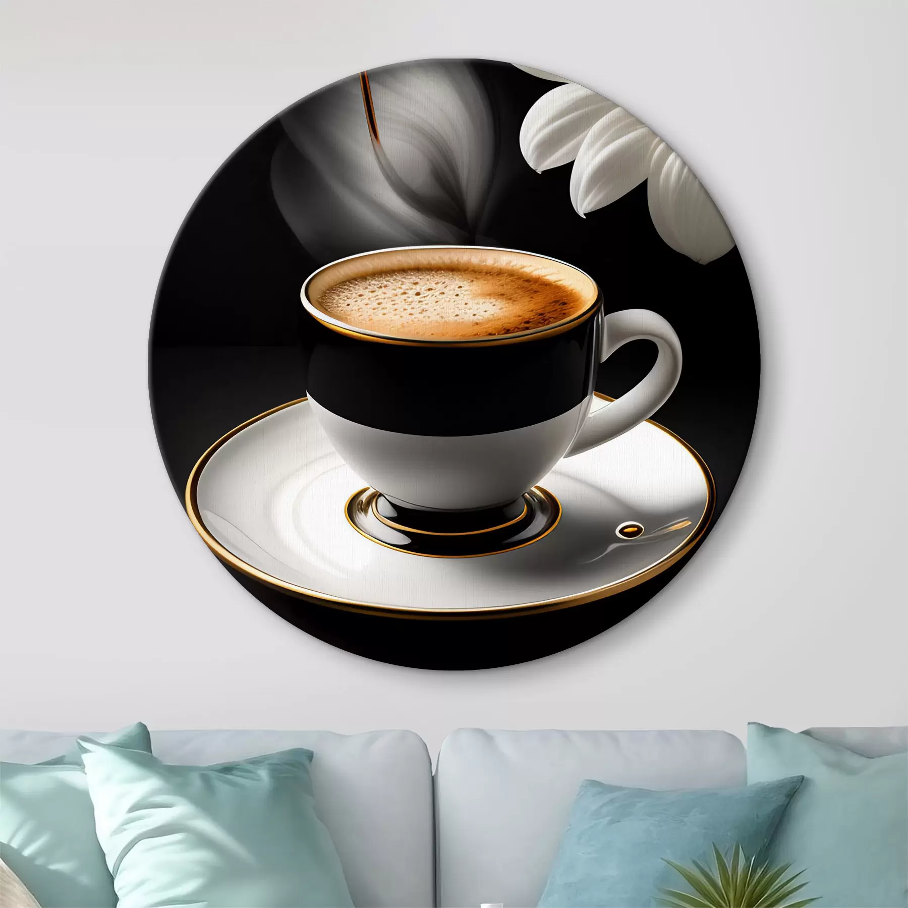 carta da parati Fiori, stoviglie e cibo nr. r32167