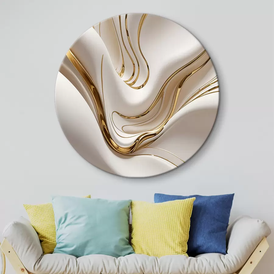 carta da parati Forme astratte bianche e fluide, che ricordano il metallo liquido o fuso, composizione dinamica nr. r38767