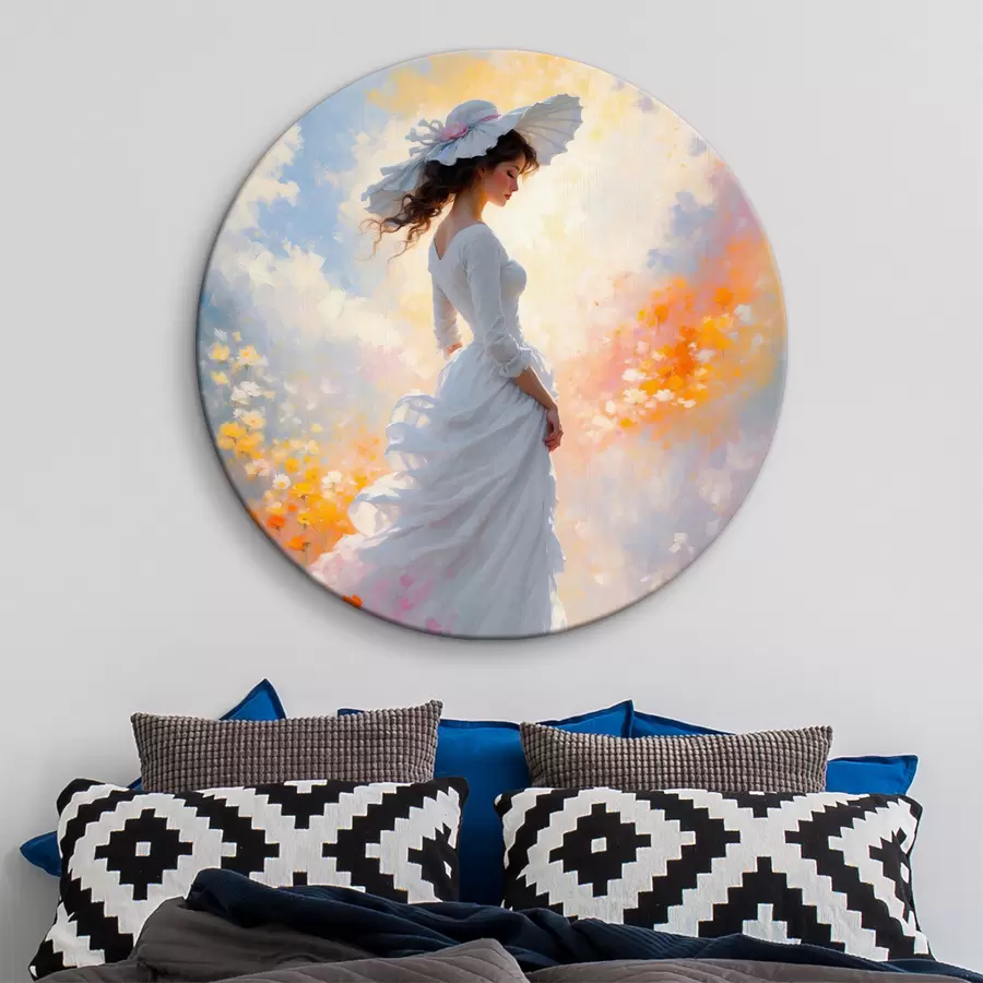 carta da parati Ragazza in fiori nr. r38570