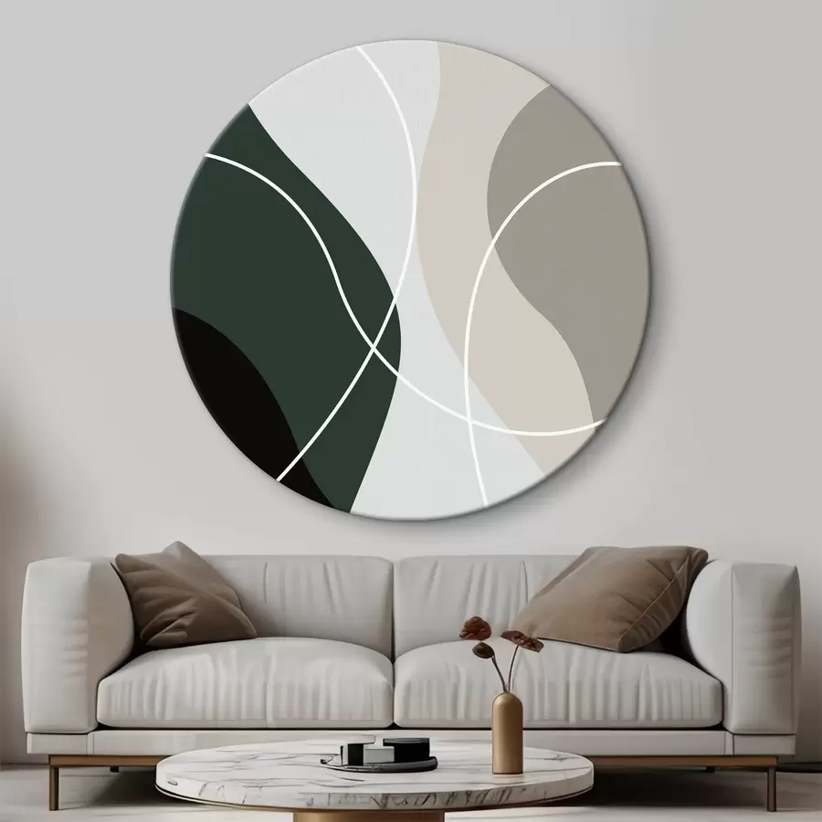 carta da parati Eleganza a strati: Armonia di toni terrosi nr. r35947