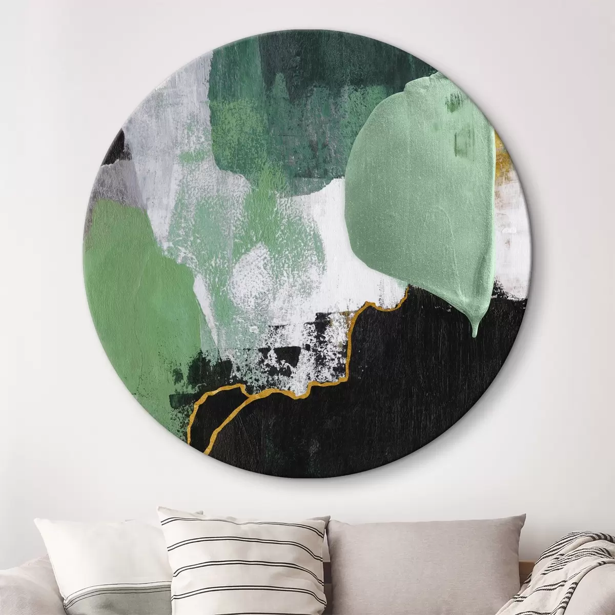 Quadri rotondi Lusso nello stile del minimalismo r03883