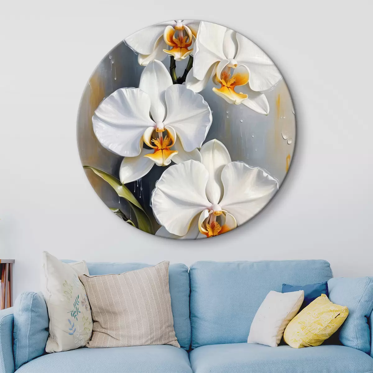 Quadri rotondi Orchidea r37031
