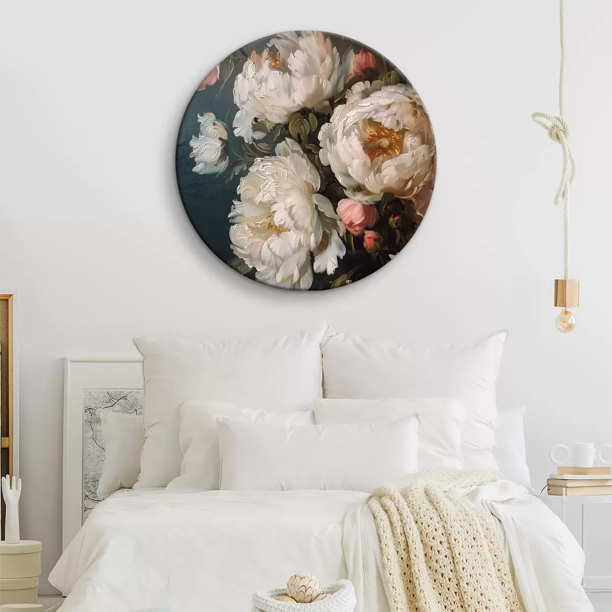 Quadri rotondi Peonie r39884