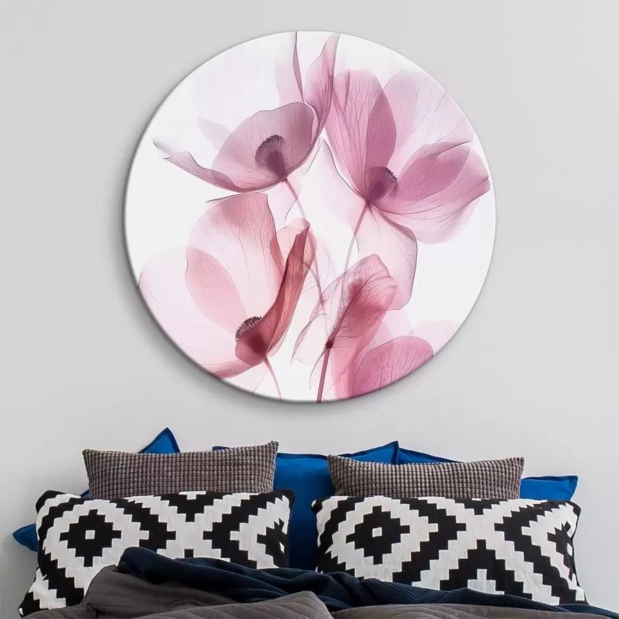 carta da parati Nuova tendenza alla moda dei fiori trasparenti nr. r39575