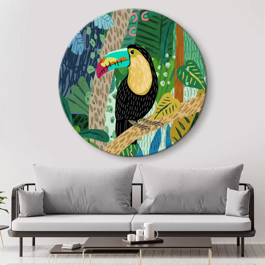 carta da parati Tucano nella giungla nr. r36595