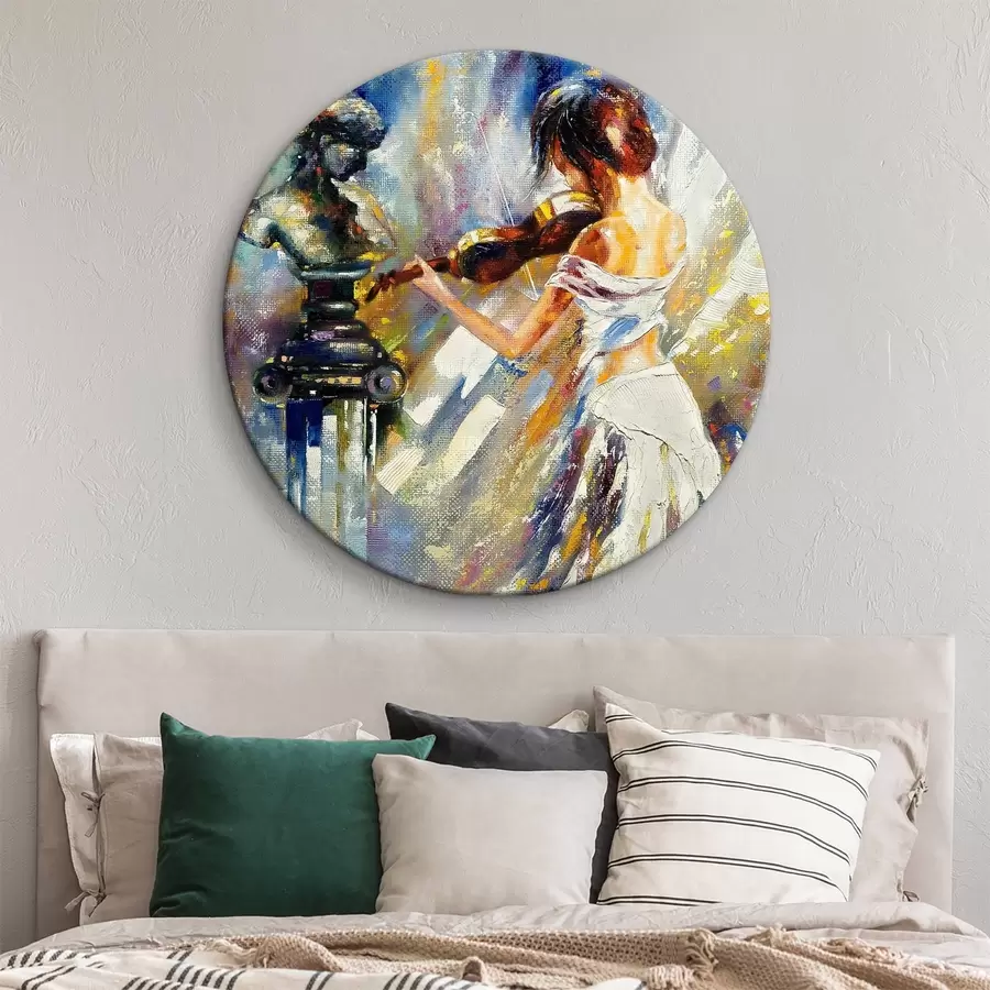 carta da parati Violinista, pittura a olio nr. r04222