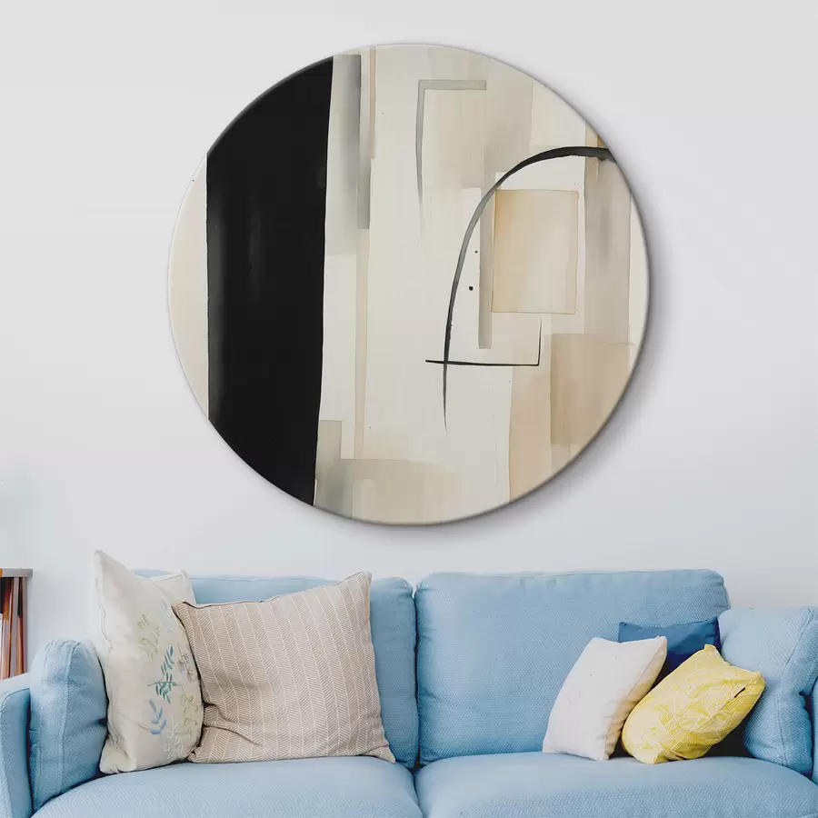 carta da parati Astrazione ad acquerello con figure rettangolari nr. r37170