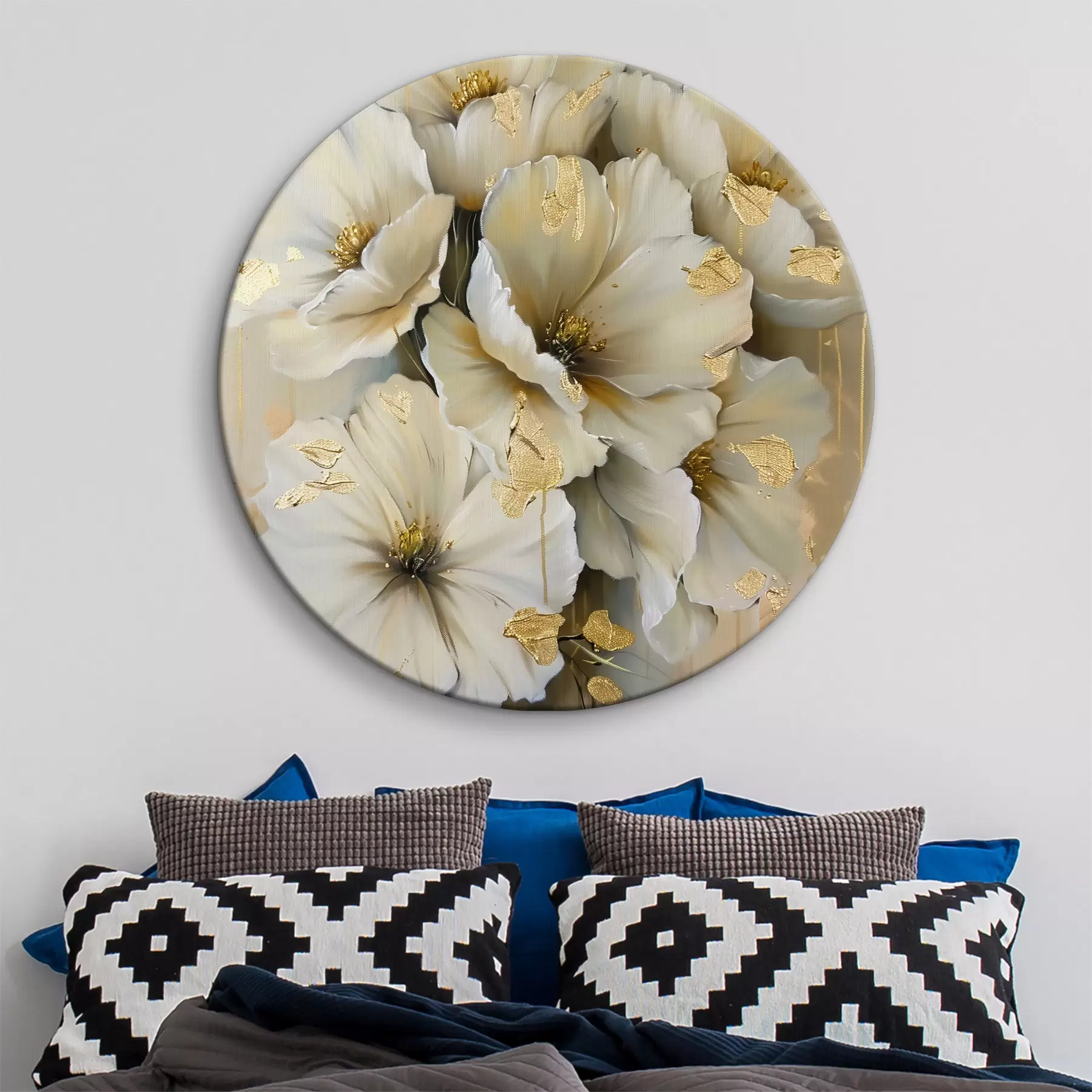 carta da parati fiori bianchi nr. r39555