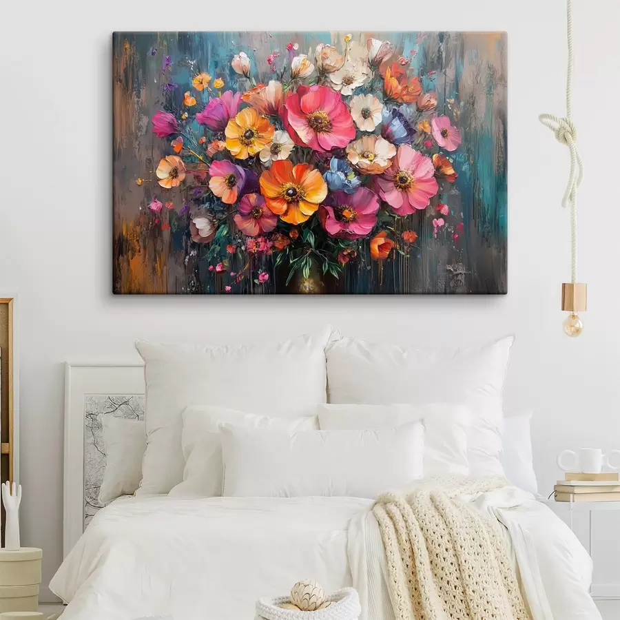 carta da parati bouquet multicolore nr. s42018