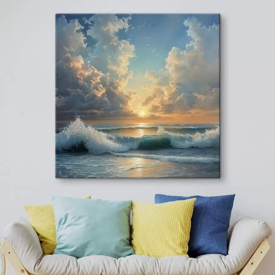 carta da parati mare all'alba nr. s42025
