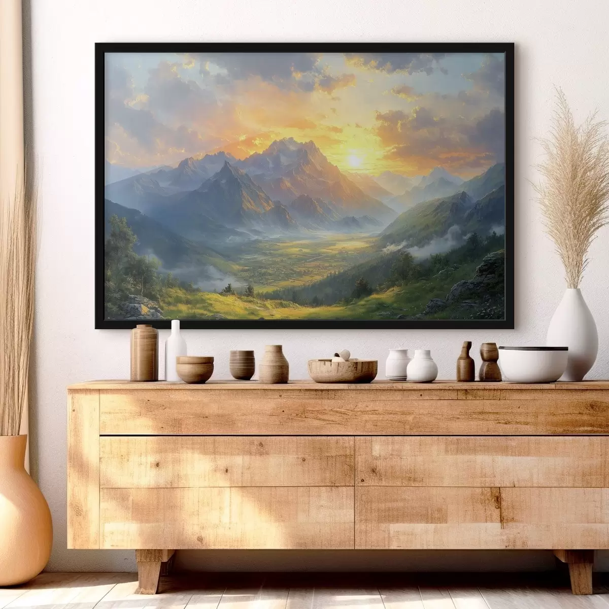 Poster l'alba in montagna f42004