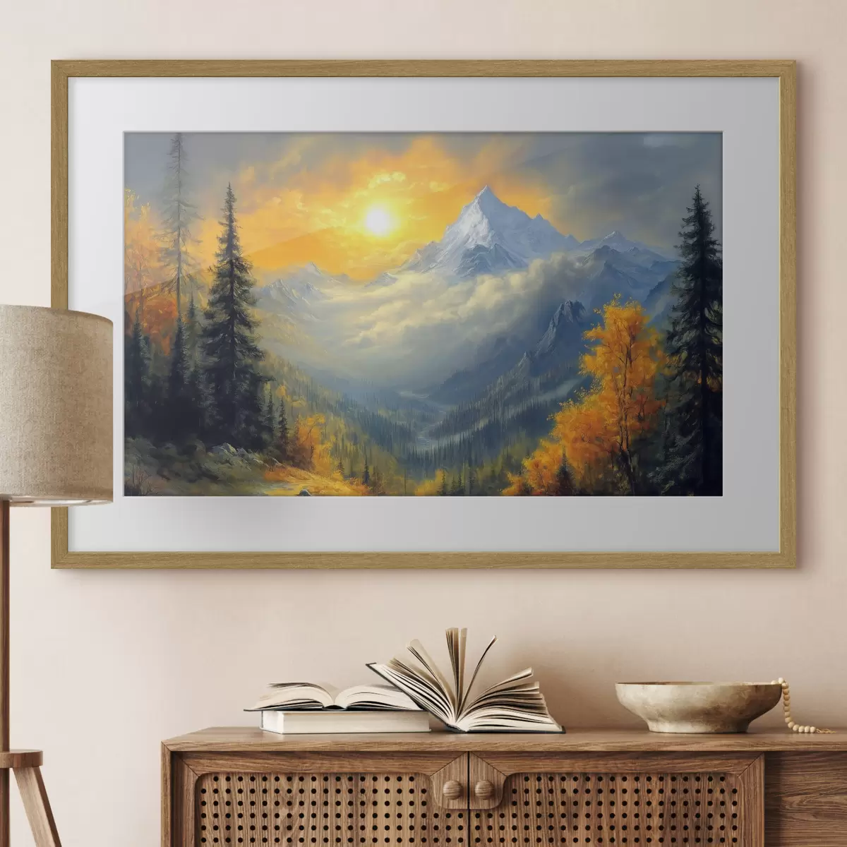 Poster Montagne e istante f42006