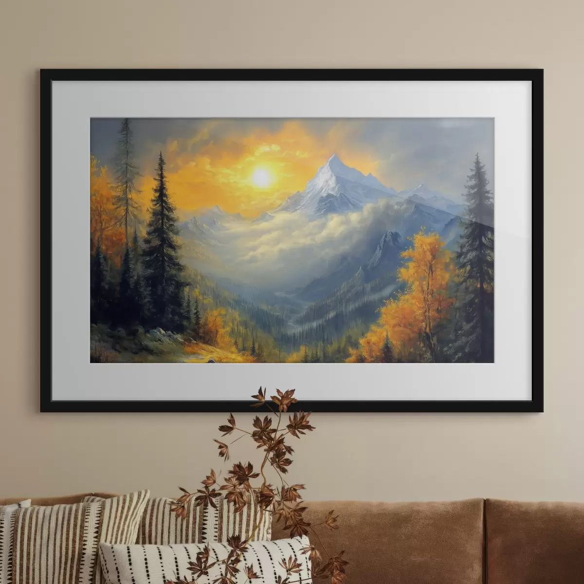 Poster Montagne e istante f42006