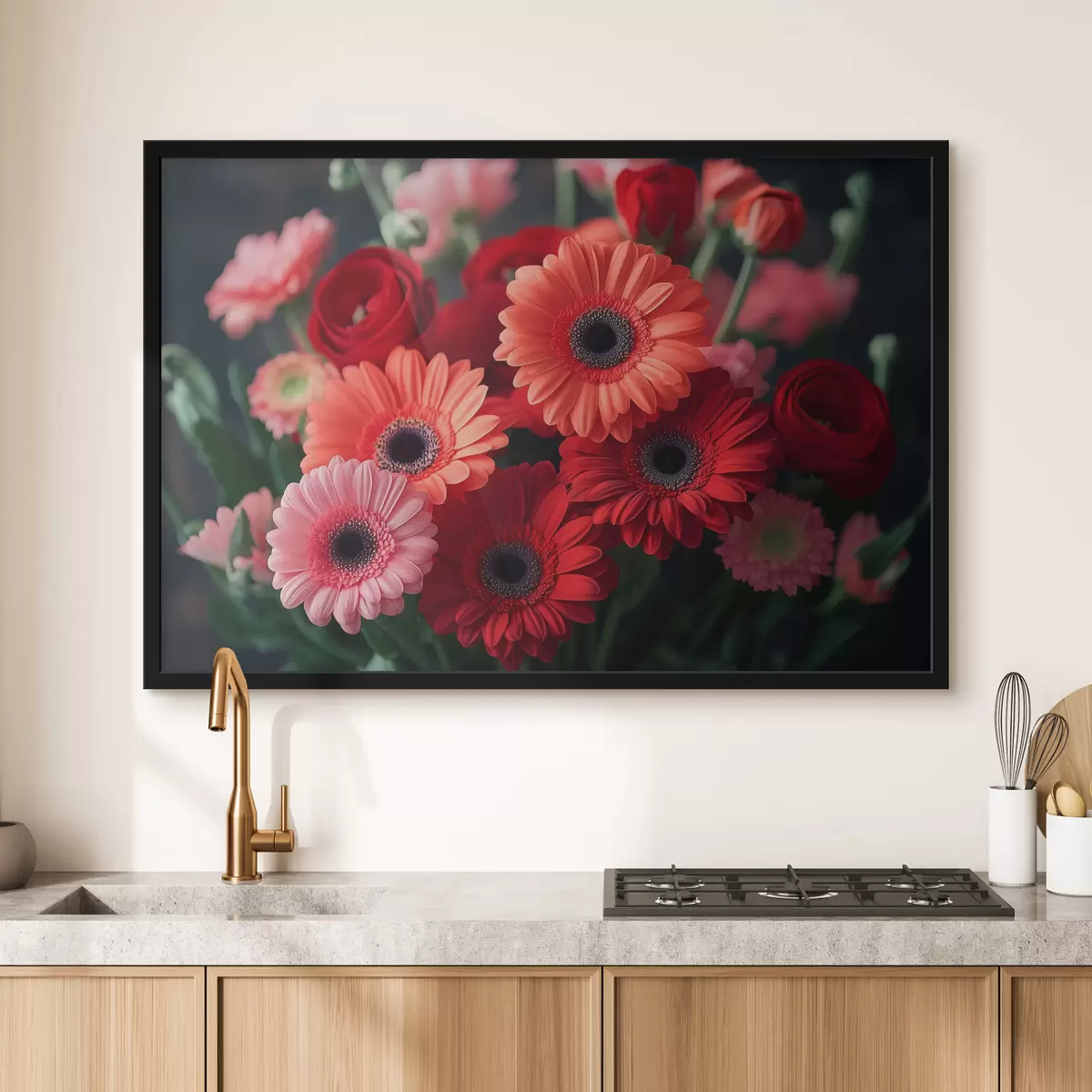Poster fiori rossi f42013