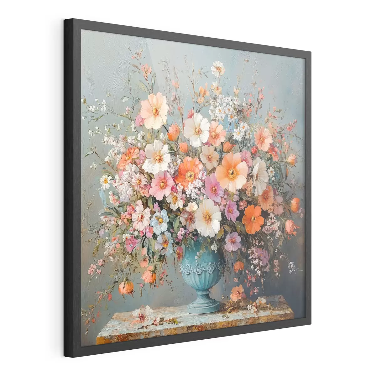 Poster fiori di campo luminosi in un vaso f42022