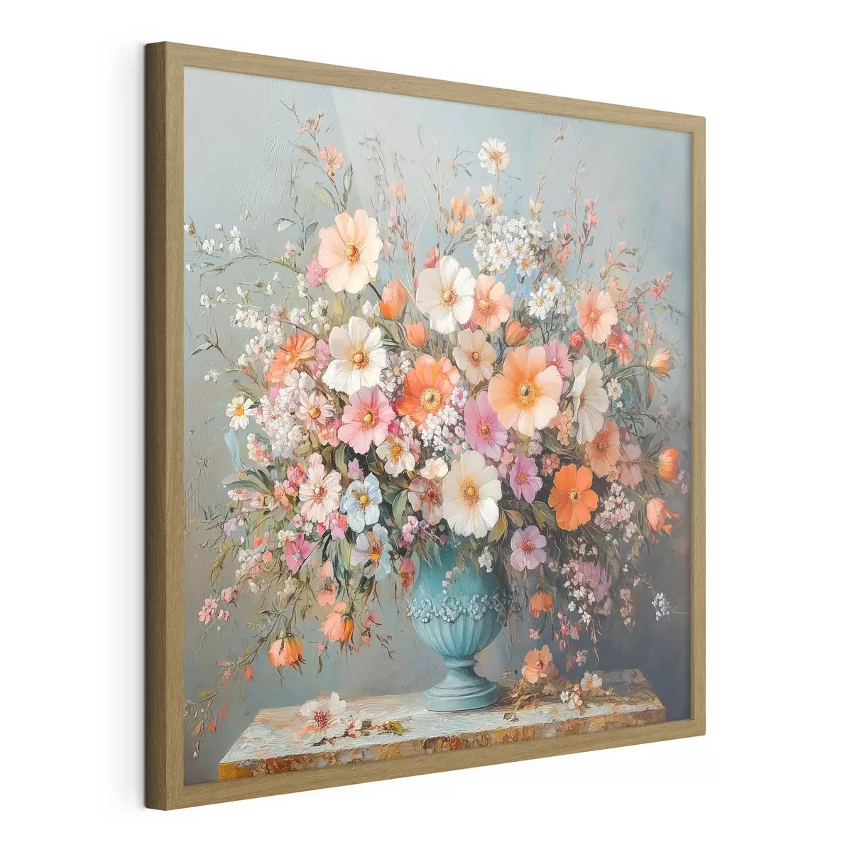 Poster fiori di campo luminosi in un vaso f42022