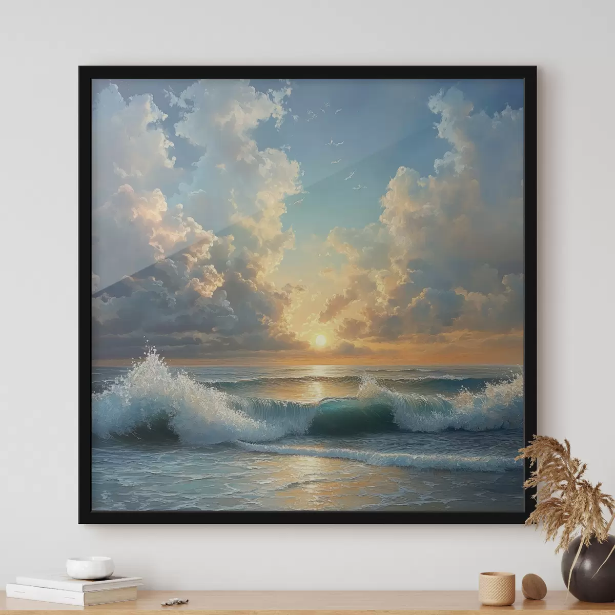 Poster mare all'alba f42025