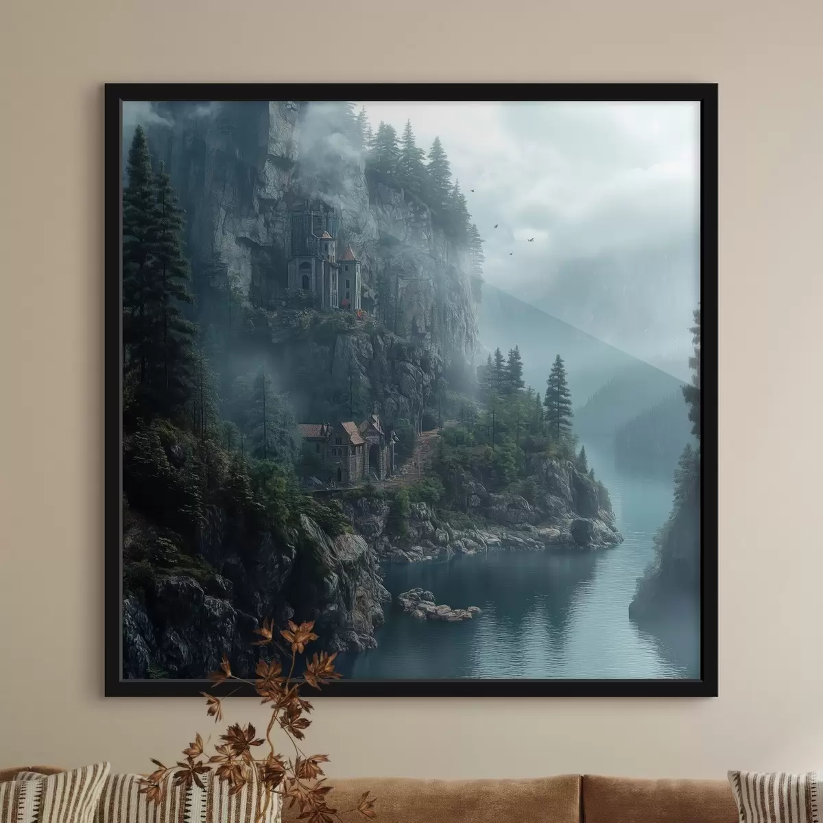 Poster montagne e lago f42027