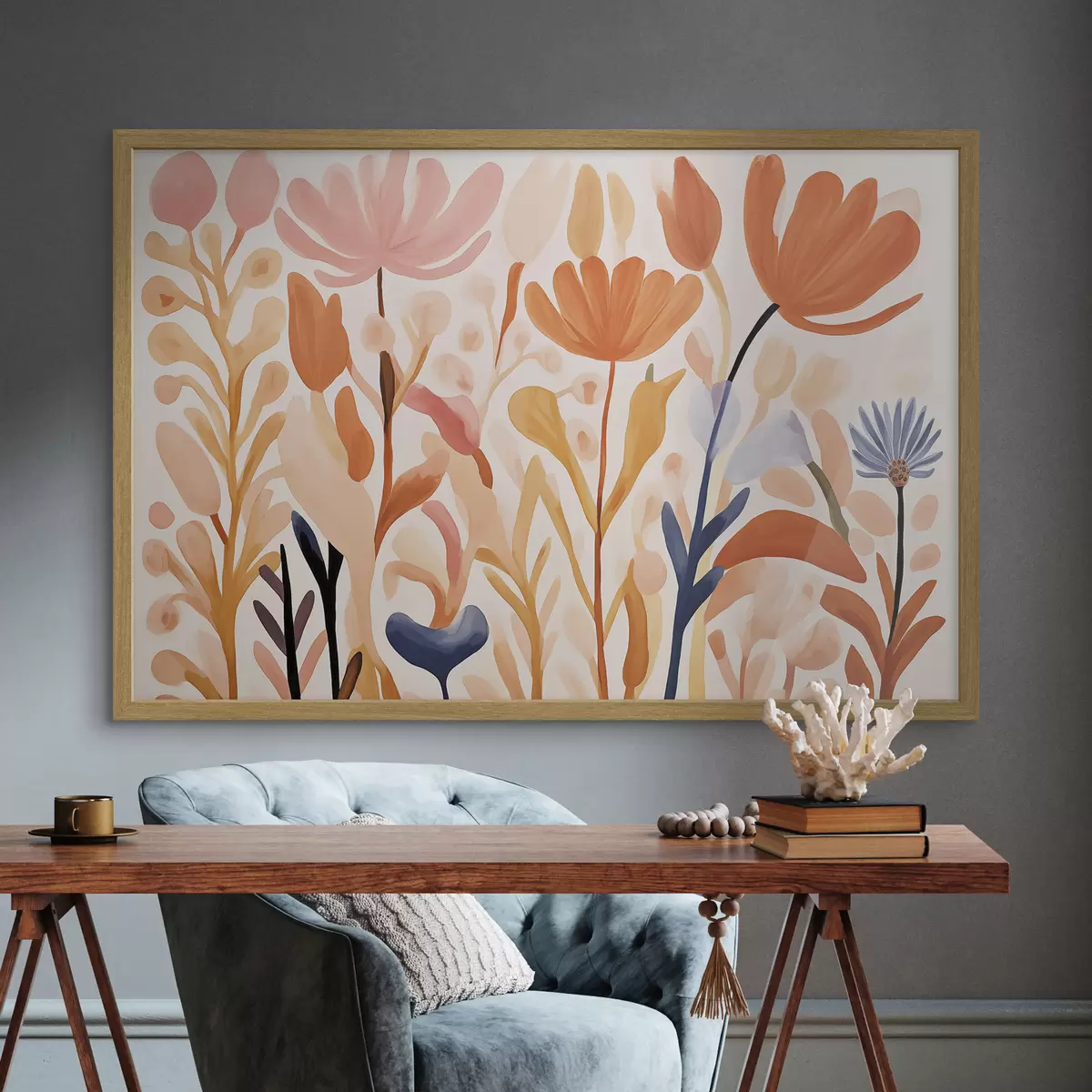 Poster Piante e fiori astratti f42034