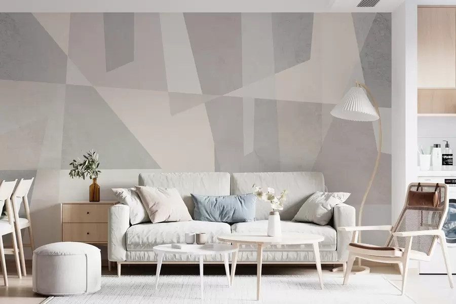 carta da parati geometria moderna e strutturata  nr. w02445