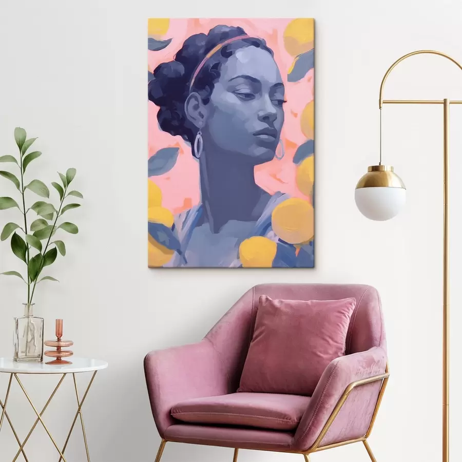 carta da parati Ragazza e limoni nr. s41789