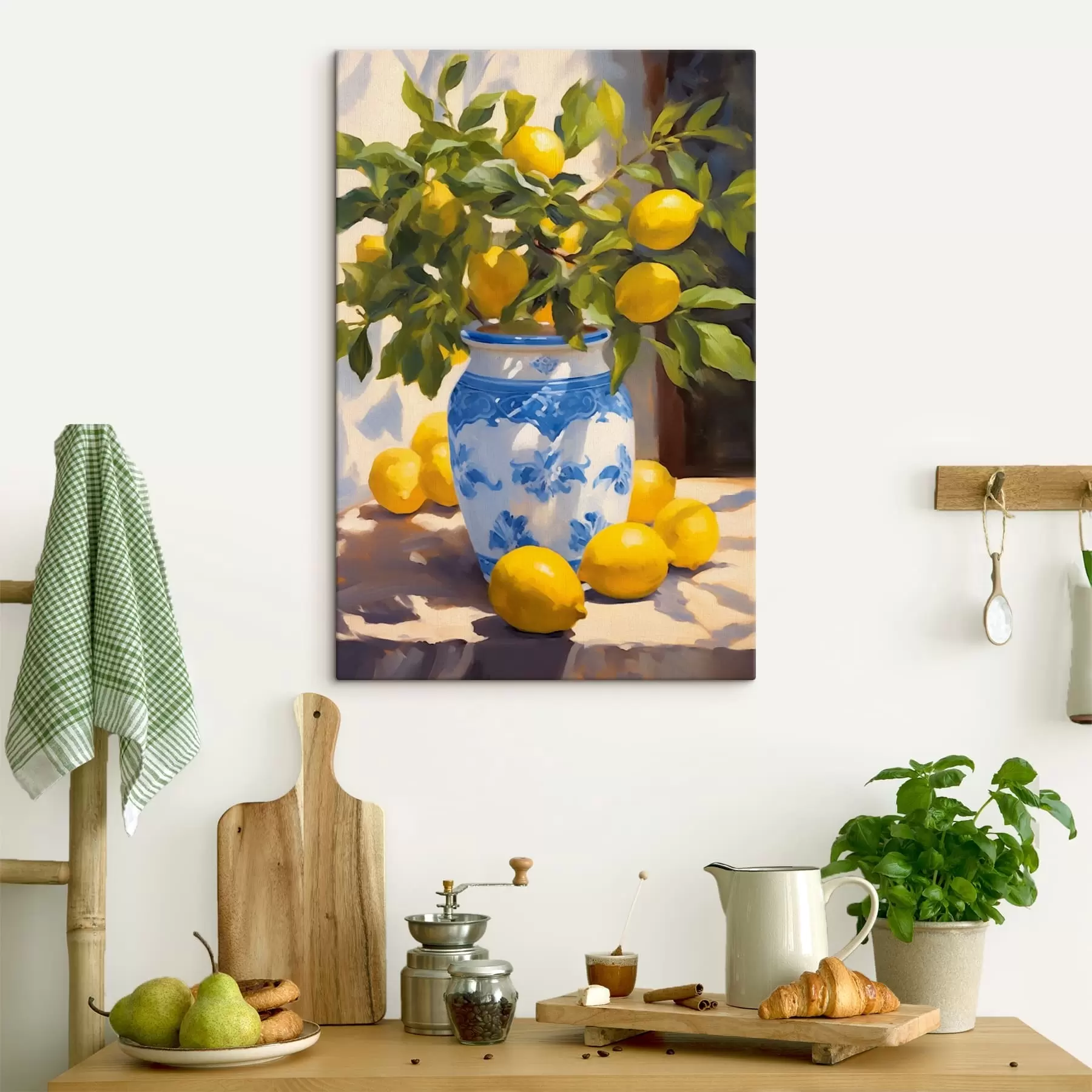 carta da parati Vaso e limoni nr. s41790